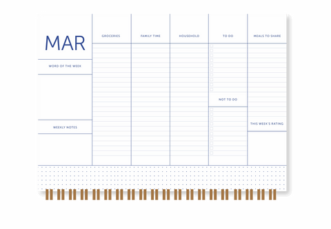 Familienplaner 2026 Beige / A-Journal