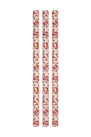 Geschenkpapierrolle „Schleifen & Herzen“ creme / Ole