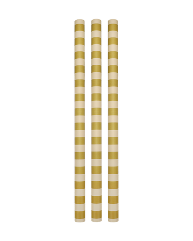 Geschenkpapierrolle „Stripes“ Vanilla + Seaweed / Ole