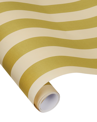 Geschenkpapierrolle „Stripes“ Vanilla + Seaweed / Ole