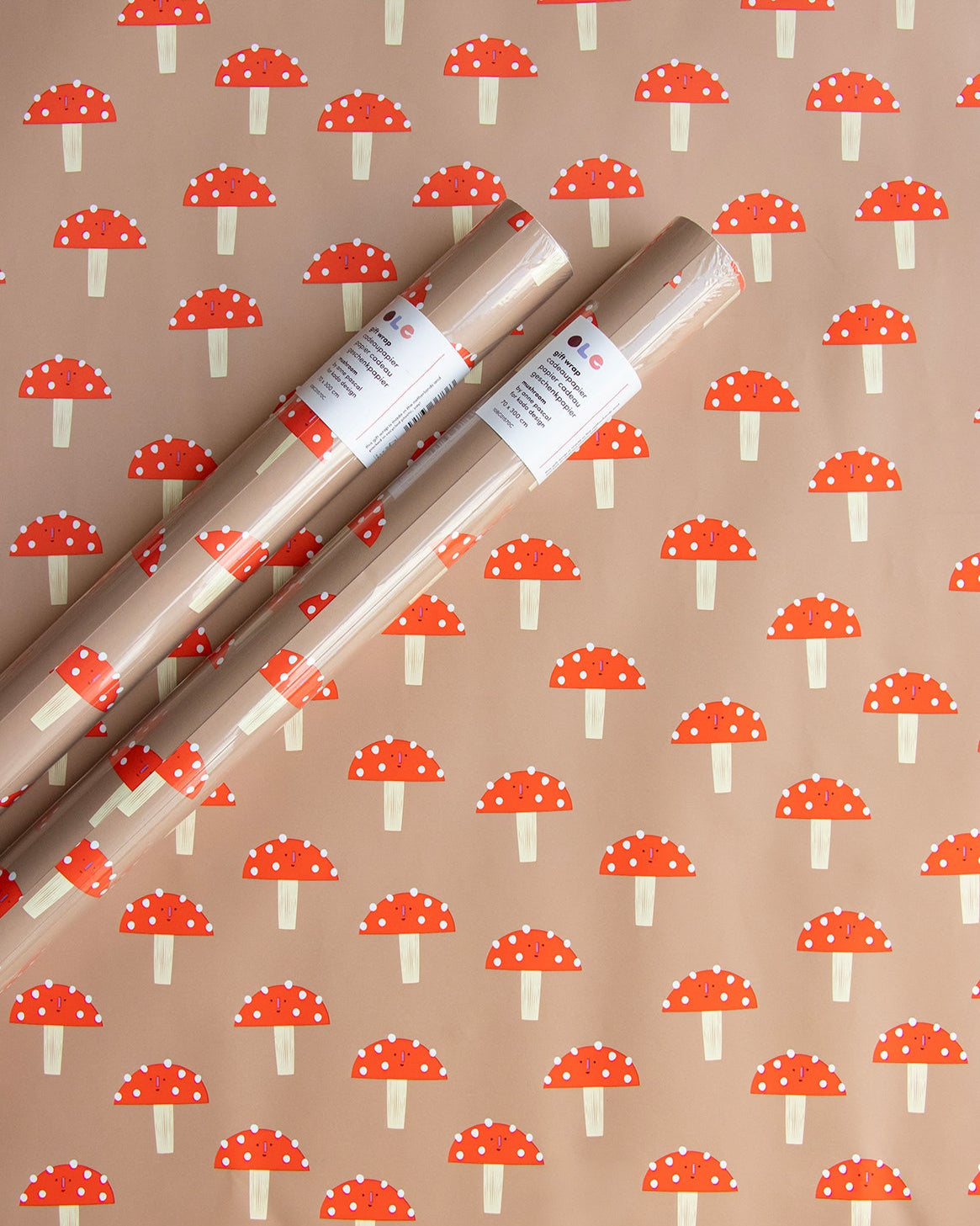 Geschenkpapierrolle „Pilze“ / Ole