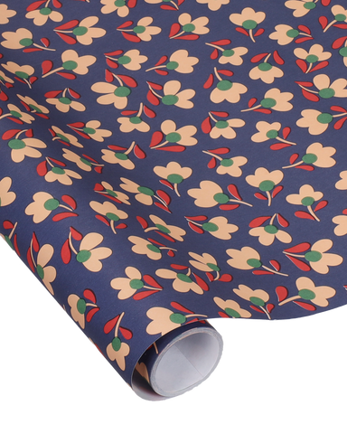 Geschenkpapierrolle „Little Flowers“ Blue / Ole