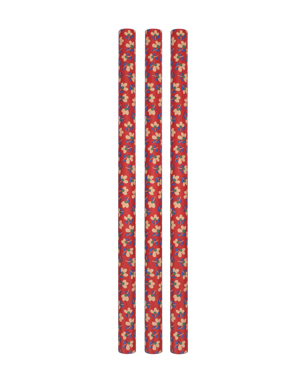 Geschenkpapierrolle „Little Flowers“ Red / Ole