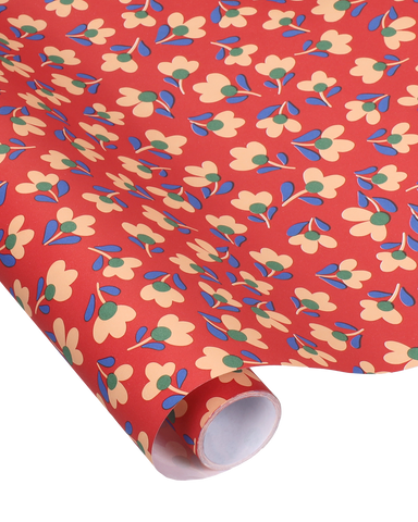 Geschenkpapierrolle „Little Flowers“ Red / Ole