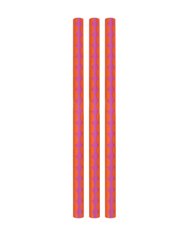 Geschenkpapierrolle „Pebbles“ Orange / Ole