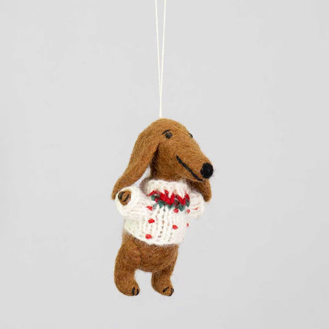 Filzanhänger "Dachshund" / A World of Craft