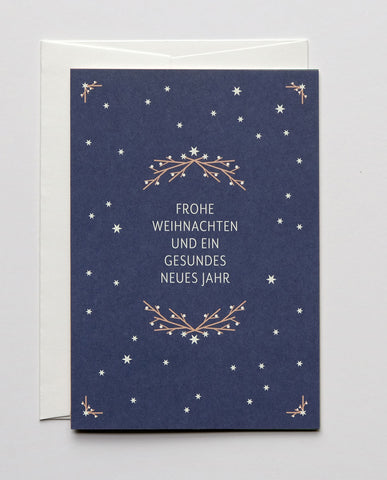 Weihnachtskarte „Stars“ / Haferkorn & Sauerbrey