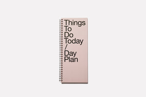 Desktop Planer "Things To Do" Washed Pink / Marjolein Delhaas