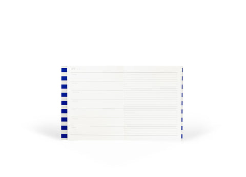Planner "UMA Weekly Planner, Medium - Bright Blue" / Notem