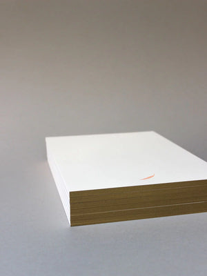 Handgefertigter Schreibblock mit Palmblatt-Motiv A4 / Le Typographe