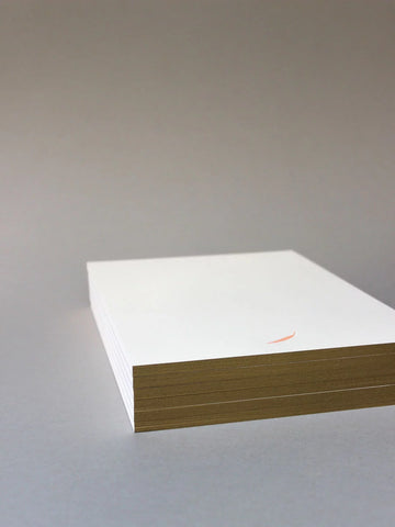 Handgefertigter Schreibblock mit Palmblatt-Motiv A4 / Le Typographe