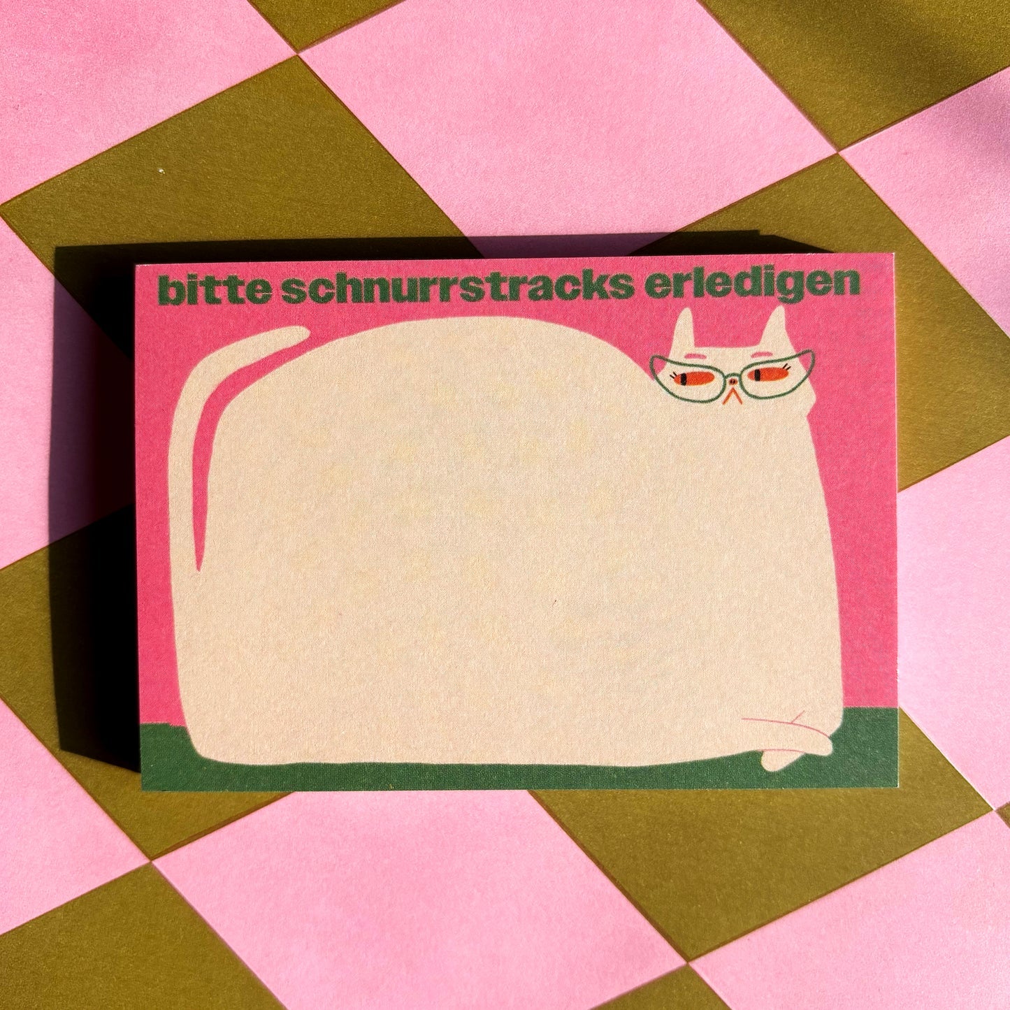 Kleiner Block „Schnurrstracks“ / Slinga – Present and Paper