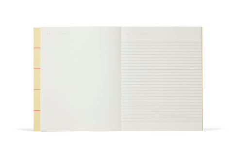 Notebook "Uma Large Check" Yellow / Notem