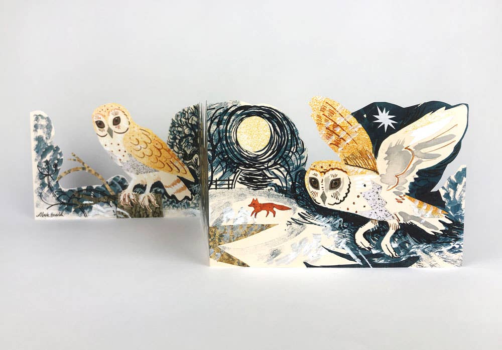 Concertina Karte "Silent Flight" / Mark Hearld