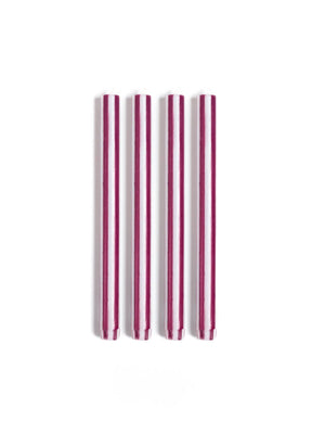 Dinnerkerze "Stripe "