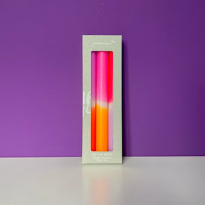 Dip Dye Stabkerzen-Set "Sweet Bumblebee" / Pink Stories