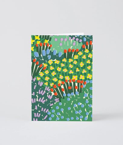 Grußkarte „Garden Flowers Greetings“ / Wrap