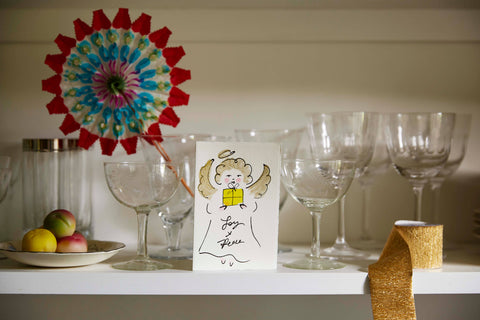 Weihnachtskarte "Joy & Peace" / Scribble & Daub