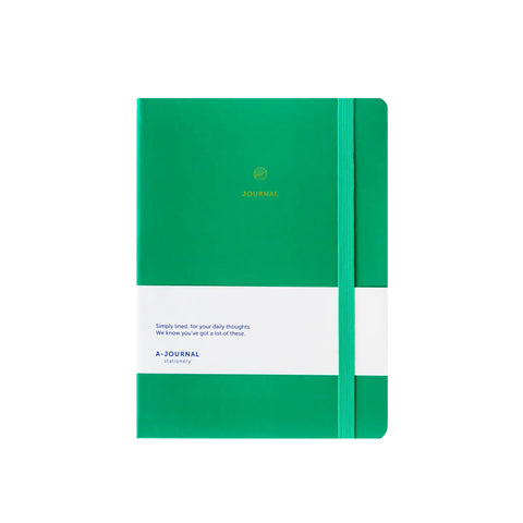 Notizbuch Journal Smaragdgrün /  A-Journal