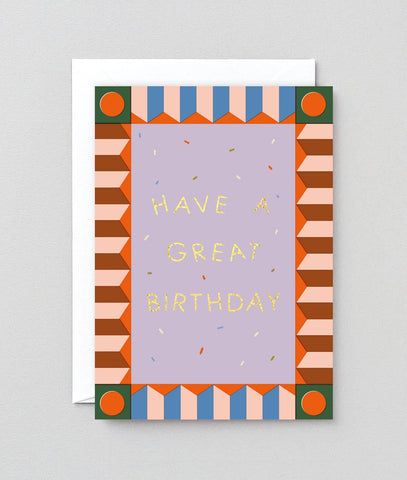 Grußkarte „Have A Great Birthday“