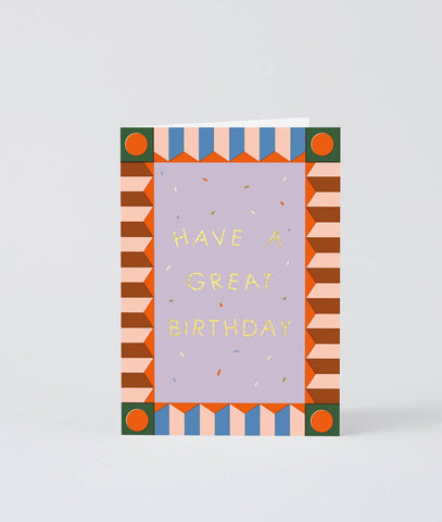 Grußkarte „Have A Great Birthday“