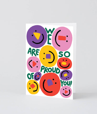 Grußkarte „We Are So Proud Of You“ / Wrap