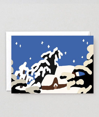 Weihnachtskkarte „Snow Scene" / Wrap
