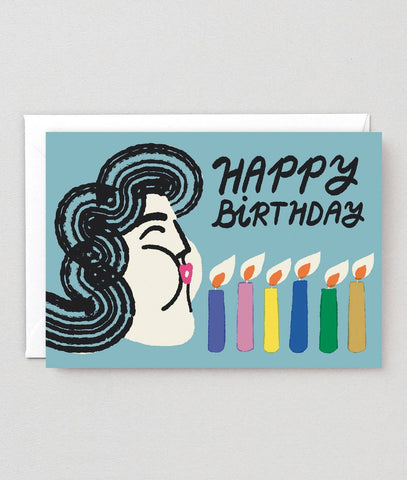 Glückwunschkarte „Happy Birthday Candles“