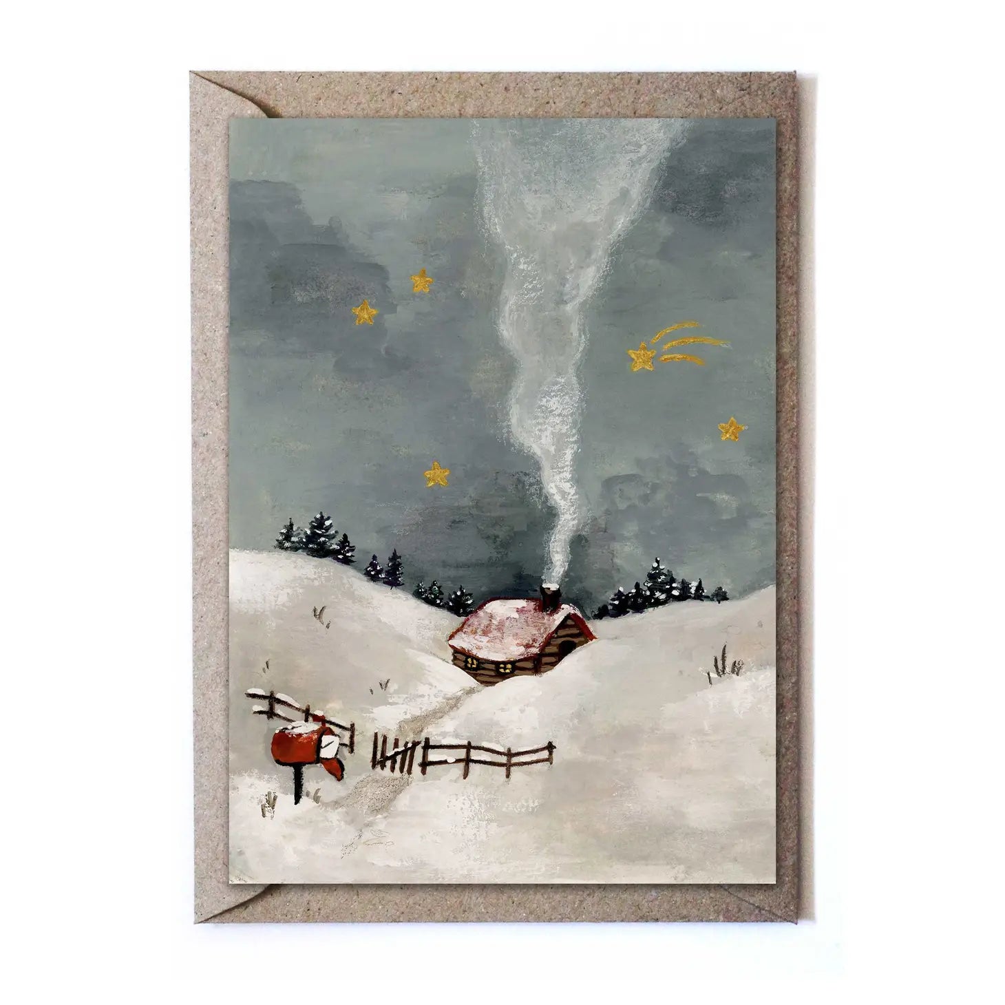 Weihnachtskarte "Make a Wish" / Studio Satsch