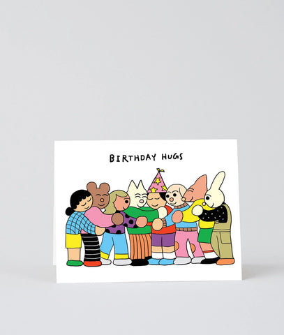 Glückwunschkarte "Birthday Hugs" / Wrap Kids