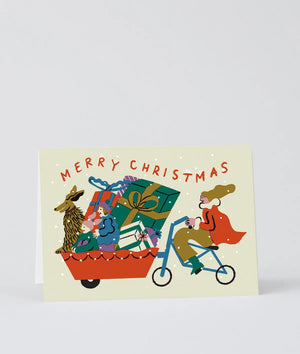 Weihnachtskarte "Cargo Biker" / Wrap