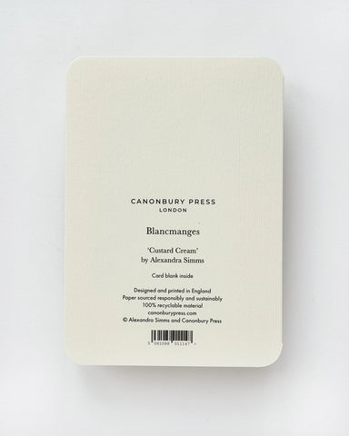 Grußkarte "Vanillepudding" / Canonbury-Press