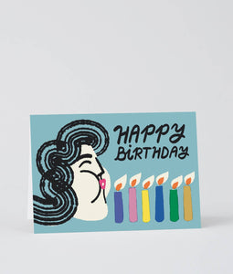 Glückwunschkarte „Happy Birthday Candles“