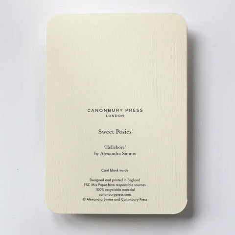 Grußkarte "Christrosenstrauß" / Canonbury Press