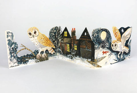 Concertina Karte "Silent Flight" / Mark Hearld