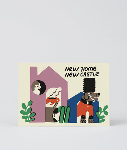 Glückwunschkarte "New Home New Castle" / Wrap