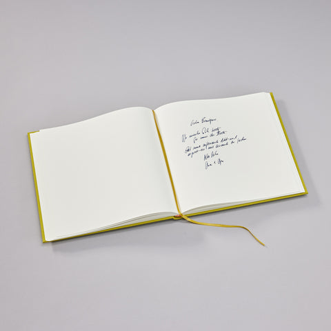 Gästebuch slim Matcha / Semikolon