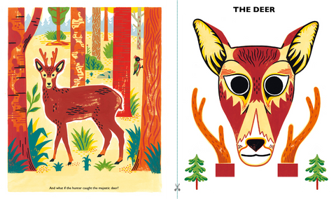 Bilderbuch "Masks in the Forest" / Kleine Gestalten
