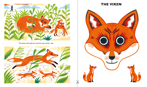 Bilderbuch "Masks in the Forest" / Kleine Gestalten