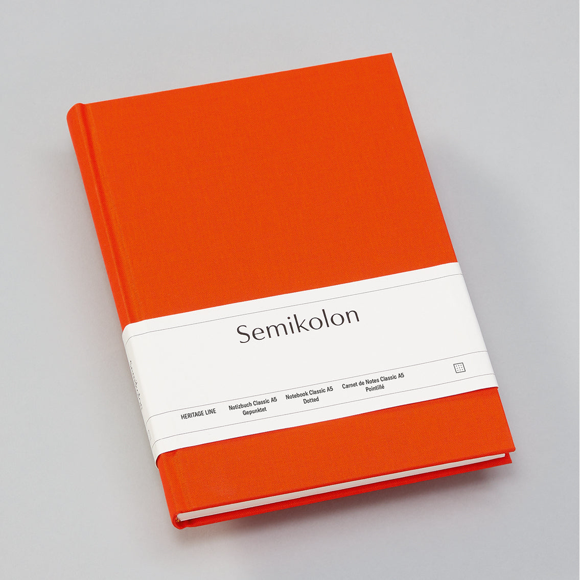 Notebook A5 Orange dotted / Semikolon