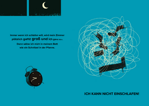 Bilderbuch "Ich kann nicht einschlafen" / Kleine Gestalten