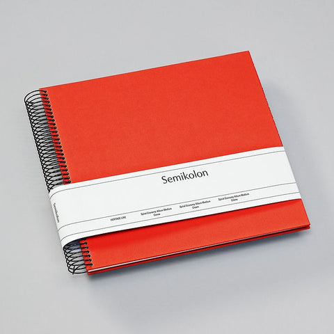 Spiralalbum Economy Medium Orange / Semikolon