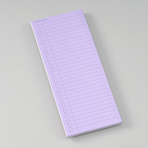 Sticky Monatsplaner Lilac / Semikolon