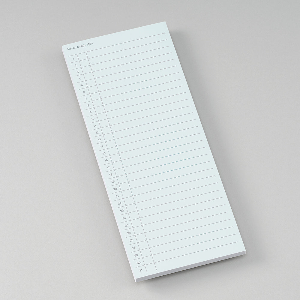 Sticky Monatsplaner Moss / Semikolon