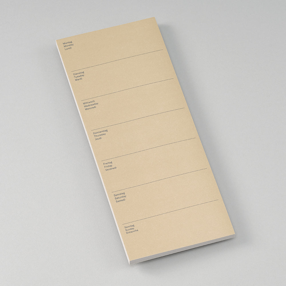 Sticky Wochenplaner Fango / Semikolon