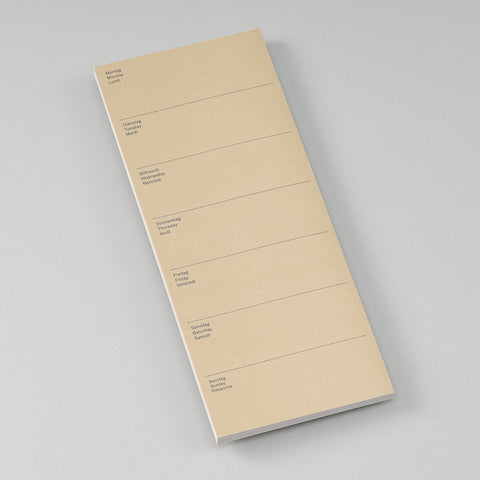 Sticky Wochenplaner Fango / Semikolon