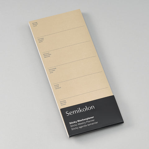 Sticky Wochenplaner Fango / Semikolon