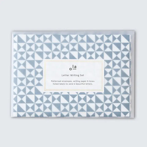 Briefpapier-Set "Kaffee Petrol" / ola