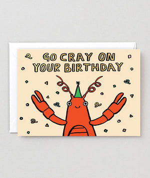 Karte Go Cray On Your Birthday / Wrap