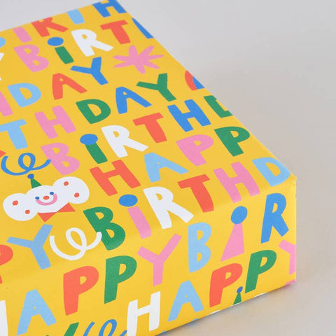 Geschenkpapier " Happy Birthday" / Wrap